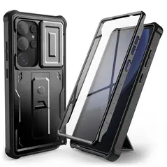 Etui Tech-Protect Kevlar Cam+ Samsung Galaxy S25 Ultra Black