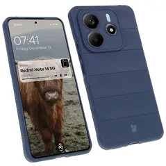 Pancerne etui Bizon Case Tur do Xiaomi Redmi Note 14 5G granatowe