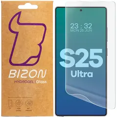Folia hydrożelowa na ekran Bizon Glass Hydrogel Front do Samsung Galaxy S25 Ultra [2 PACK]