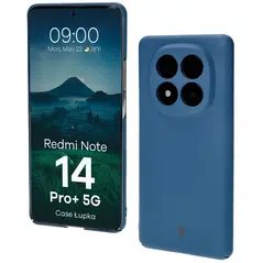 Etui Bizon Case Łupka do Xiaomi Redmi Note 14 Pro+ Plus 5G niebieskie