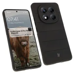 Pancerne etui Bizon Case Tur do Xiaomi Redmi Note 14 Pro 5G / Poco X7 czarne