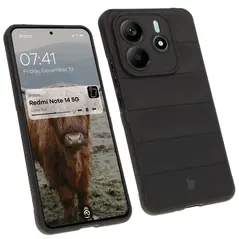 Pancerne etui Bizon Case Tur do Xiaomi Redmi Note 14 5G czarne