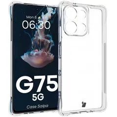 Elastyczne etui Bizon Case Salpa do Motorola Moto G75 5G przezroczyste