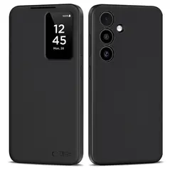 Etui z klapką Tech-Protect Smart Wallet Samsung Galaxy S25+ Plus Matte Black