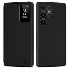 Etui z klapką Tech-Protect Smart Wallet Samsung Galaxy S25 Ultra Matte Black