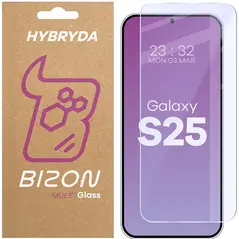 Elastyczne szkło hybrydowe Bizon Glass Mule do Samsung Galaxy S25