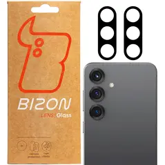 Szkło na aparat Bizon Glass Lens do Samsung Galaxy S25 [2 PACK]