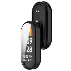Etui z osłoną ekranu Bizon Case Watch Felipe do Xiaomi Smart Band 10 czarne