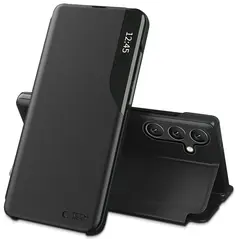 Etui z klapką Tech-Protect Smart View Samsung Galaxy A36 5G Black