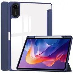 Etui z klapką Bizon Case Tab Clear Matt do Xiaomi Redmi Pad 2 granatowe