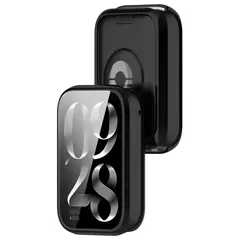 Etui z osłoną ekranu Bizon Case Watch Felipe do Xiaomi Mi Smart Band 9 Pro czarne