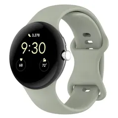 Silikonowy pasek Bizon Strap Watch Silicone do Google Pixel Watch 3 (45mm) khaki