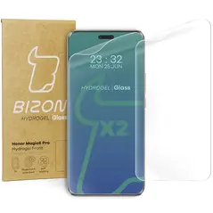 Folia hydrożelowa na ekran Bizon Glass Hydrogel Front do Honor Magic6 Pro [2 PACK]