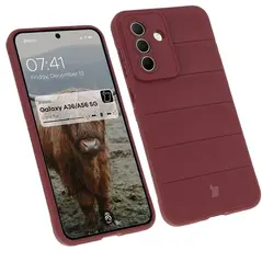 Pancerne etui Bizon Case Tur do Samsung Galaxy A36 5G / A56 5G ciemnofioletowe