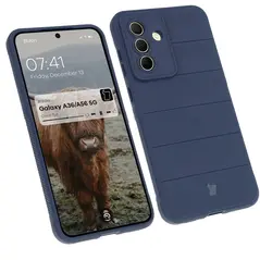 Pancerne etui Bizon Case Tur do Samsung Galaxy A36 5G / A56 5G granatowe
