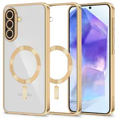 Etui Tech-Protect Magflex MagSafe Samsung Galaxy A56 5G Shiny Gold