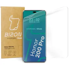 Folia hydrożelowa na ekran Bizon Glass Hydrogel Front do Honor 200 Pro [2 PACK]