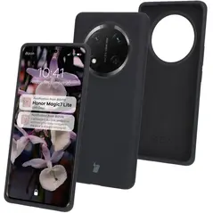 Silikonowe etui Bizon Soft Case do Honor Magic7 Lite czarne
