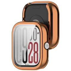 Etui z osłoną ekranu Bizon Case Watch Felipe do Xiaomi Redmi Watch 5 różowozłote