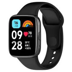 Pasek Bizon Strap Watch Dots do Xiaomi Redmi Watch 3 Active czarny