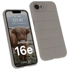 Pancerne etui Bizon Case Tur do Apple iPhone 16e jasnoszare
