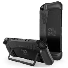 Etui Tech-Protect TPUCarbon Nintendo Switch 2 Black