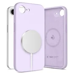 Etui Tech-Protect Liquid Silicone MagSafe Apple iPhone 16e Mauve