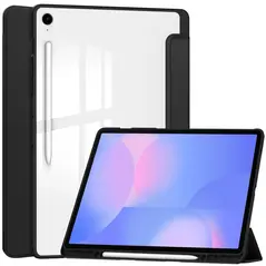 Etui z klapką Bizon Case Tab Clear Matt do Samsung Galaxy Tab S10 FE+ Plus czarne
