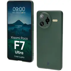 Etui Bizon Case Łupka do Xiaomi Poco F7 Ultra zielone
