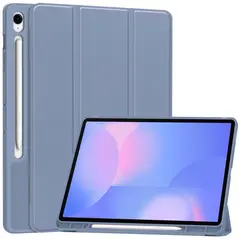Etui z klapką Bizon Case Tab Lizard do Samsung Galaxy Tab S10 FE+ Plus lawendowe