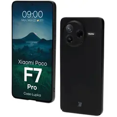 Etui Bizon Case Łupka do Xiaomi Poco F7 Pro czarne