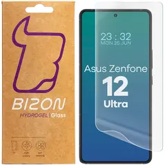 Folia hydrożelowa na ekran Bizon Glass Hydrogel Front do Asus Zenfone 12 Ultra [2 PACK]