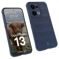 Pancerne etui Bizon Case Tur do Oppo Reno13 granatowe
