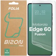 Folia hydrożelowa na ekran Bizon Glass Hydrogel Front do Motorola Edge 60 Fusion / Edge 60 [2 PACK]