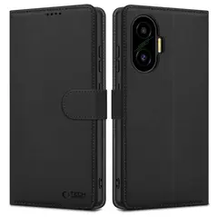 Etui z klapką Tech-Protect Wallet Xiaomi Poco F7 5G Black