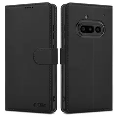 Etui z klapką Tech-Protect Wallet Nothing Phone 3a Matte Black