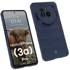 Pancerne etui Bizon Case Tur do Nothing Phone (3a) Pro granatowe