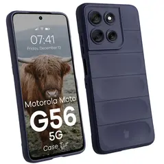 Pancerne etui Bizon Case Tur do Motorola Moto G56 5G granatowe