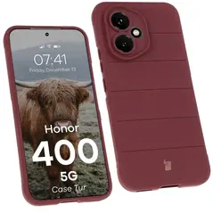 Pancerne etui Bizon Case Tur do Honor 400 5G burgundowe