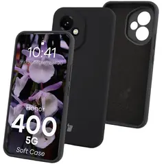 Silikonowe etui Bizon Soft Case do Honor 400 czarne