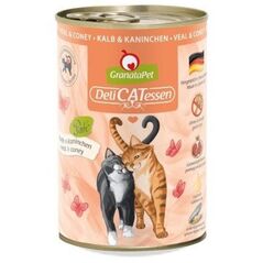 GranataPet DeliCatessen cielęcina i królik mokra karma dla kota 400g