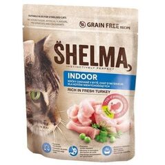 SHELMA karma sucha INDOOR. Z indykiem 750g