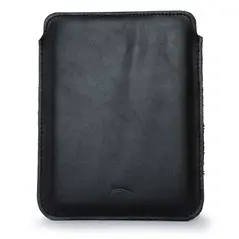 Skórzane etui LURESKO MASTER M na ebook 177x130x9mm (czarny gładki czarna nić) (PAP)