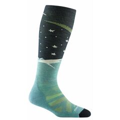 Skarpety narciarskie damskie Darn Tough Aurora OTC Lightweight with Cushion - aqua rozmiar: s