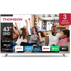 TV SET LCD 43" QLED 4K/WHITE 43UG4S14W THOMSON