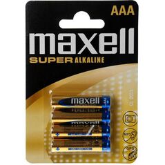 Maxell Bateria Super AAA / R03 4 szt.