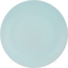 Orion Talerz deserowy płaski ceramiczny pastelowy RELIEF 21 cm zielony