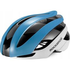 RockBros Kask rowerowy uniwersalny regulowany rozmiar L niebiesko-biały ROCKBROS