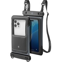 SPIGEN A611P UNIVERSAL WATERPROOF FLOAT CASE 2-PACK MATTE BLACK