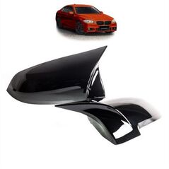 Zestaw osłon lusterek bocznych Gloss Black BMW 5 F10 5 F07 5 F11 F13 F12 F06 7 F01 F02 F03 F04 Facelift 2014-2017
